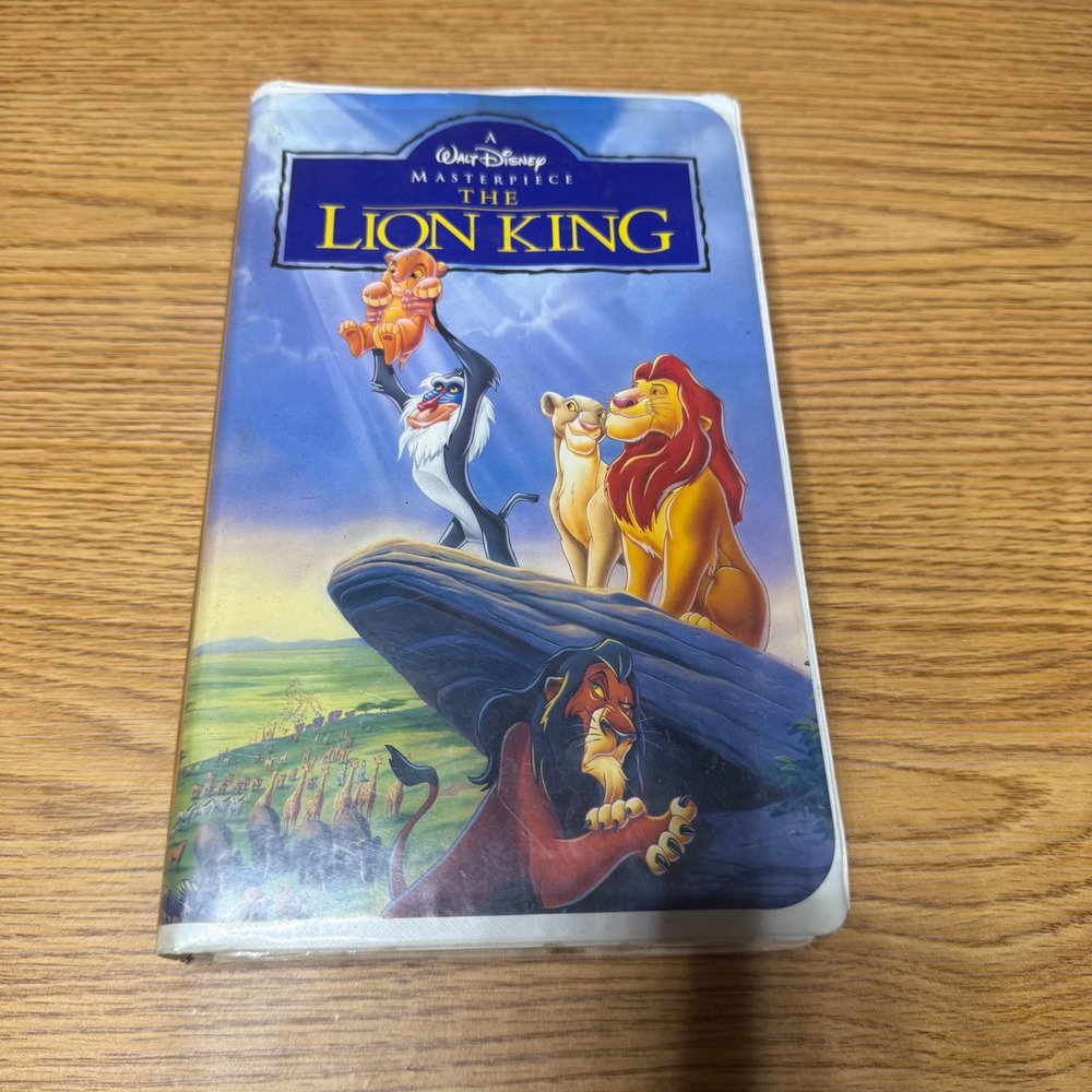 Walt Disney Masterpiece The Lion King VHS Tape Original Clamshell Case 2977